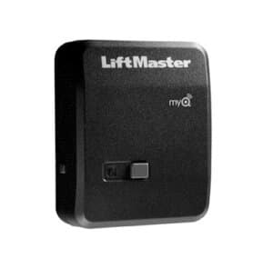 Black LiftMaster control for residential lights