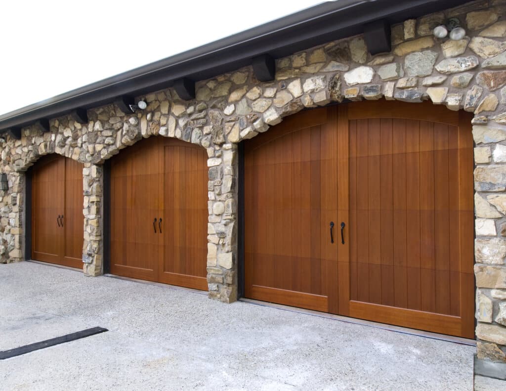 clopay reserve wood collection limited edition arched garage doors