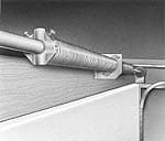 Illustration of torsion spring from clopay used for post on garage door 1 spring vs 2 springs.
