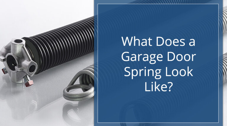 what-does-a-garage-door-spring-look-like