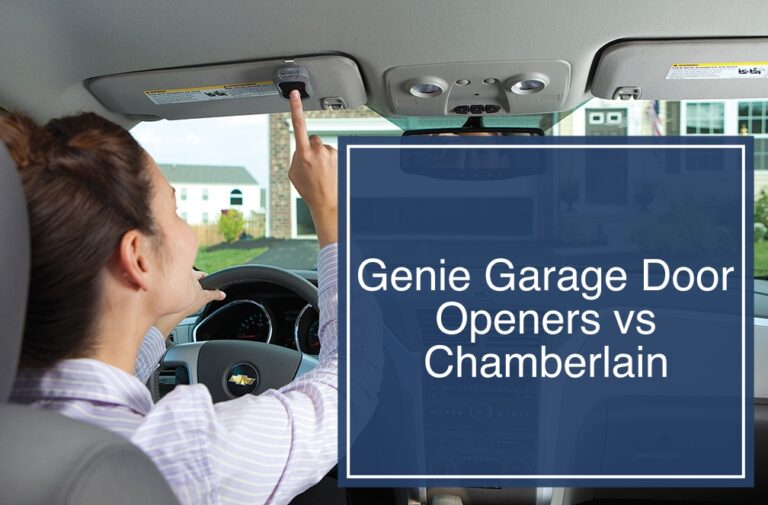 Genie Garage Door Openers vs Chamberlain