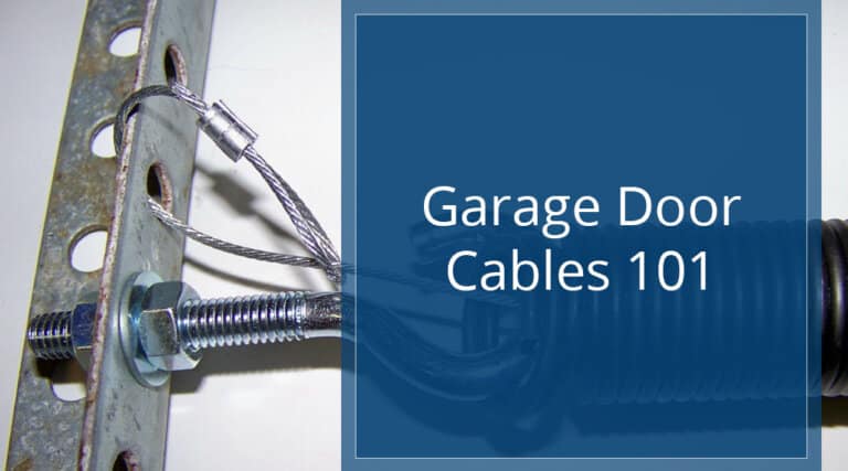 Garage Door Cables Replacement Lengths