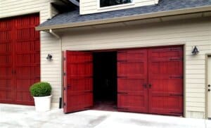 bi fold manual garage doors