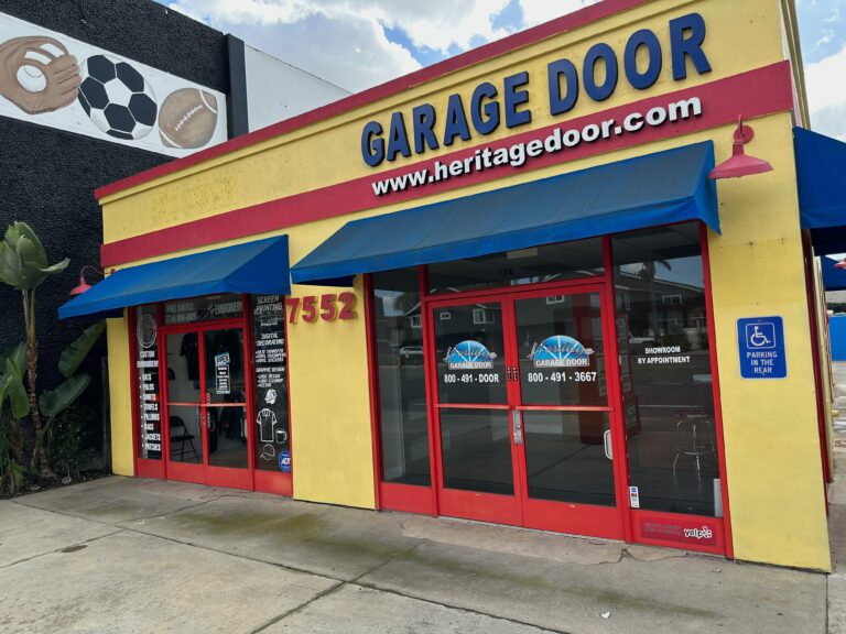 Heritage garage door Storefront