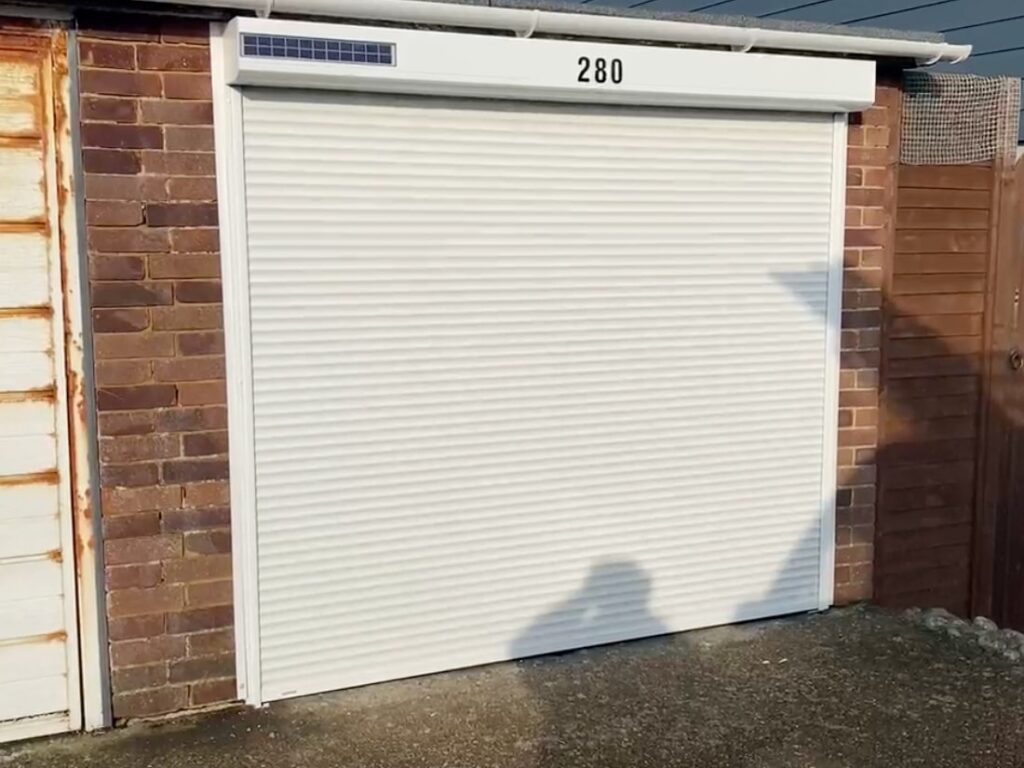 Energy Efficient Roller Doors with Solar Panels