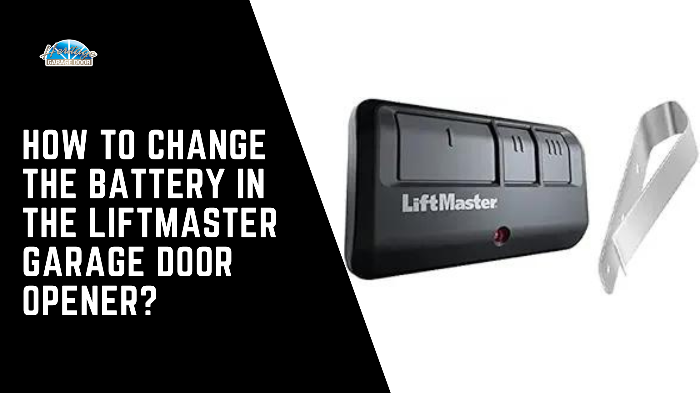 How to Change the Battery in the Liftmaster Garage Door Opener