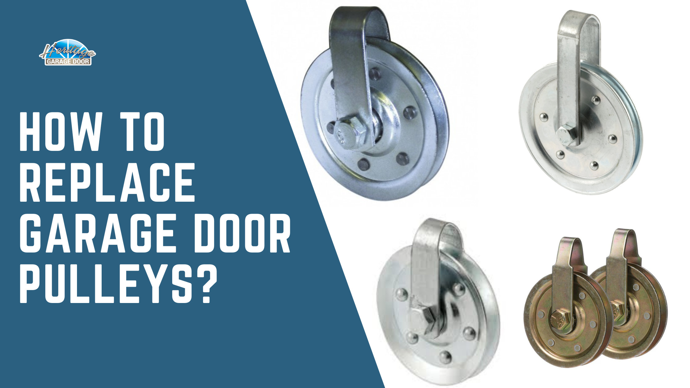 How to Replace Garage Door Pulleys