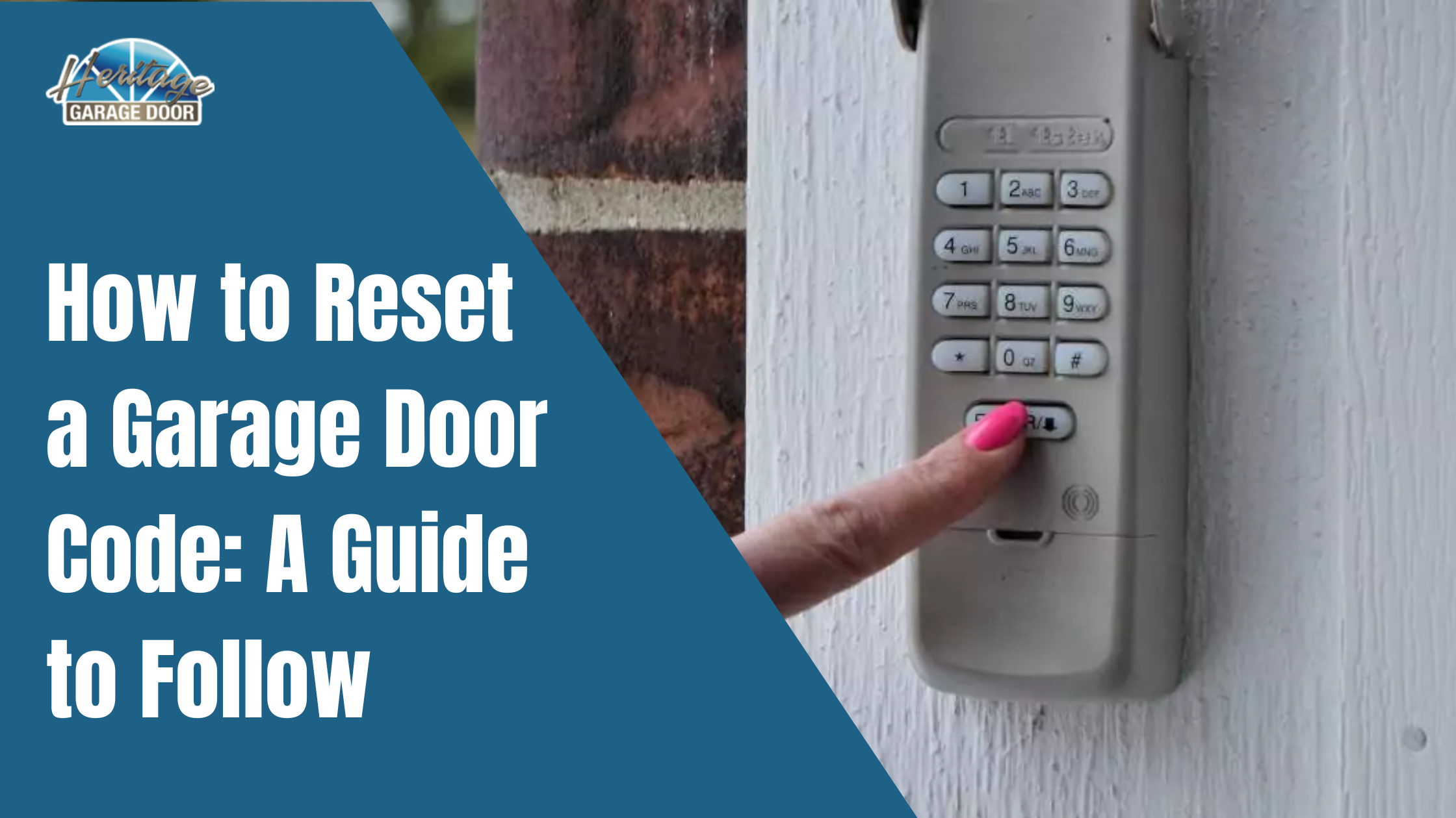 How to Reset a Garage Door Code A Guide to Follow