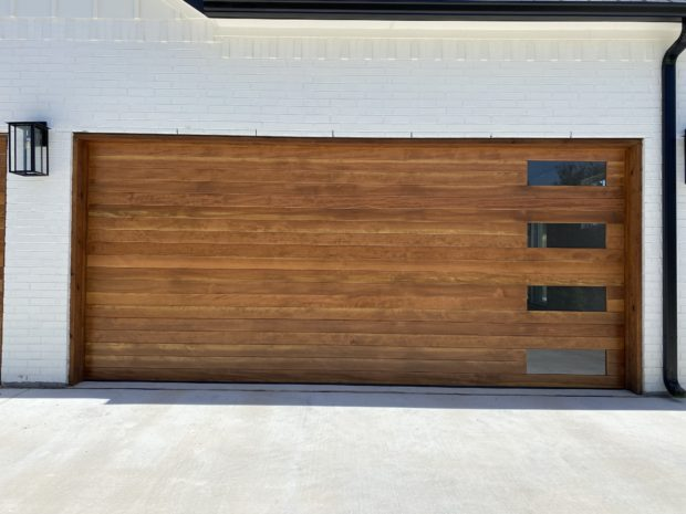 Contemporary Horizontal Plank Doors